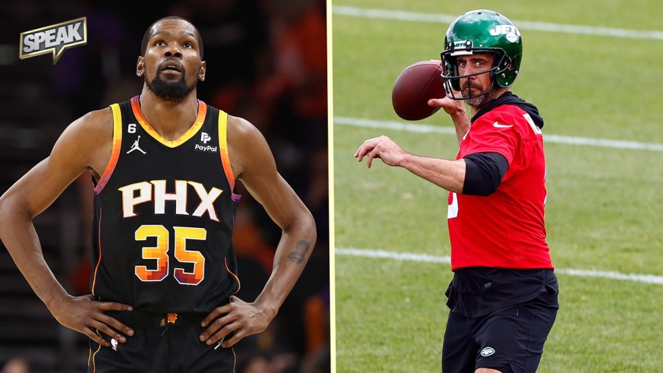 Does Aaron Rodgers or Kevin Durant have the better career? | SPEAK