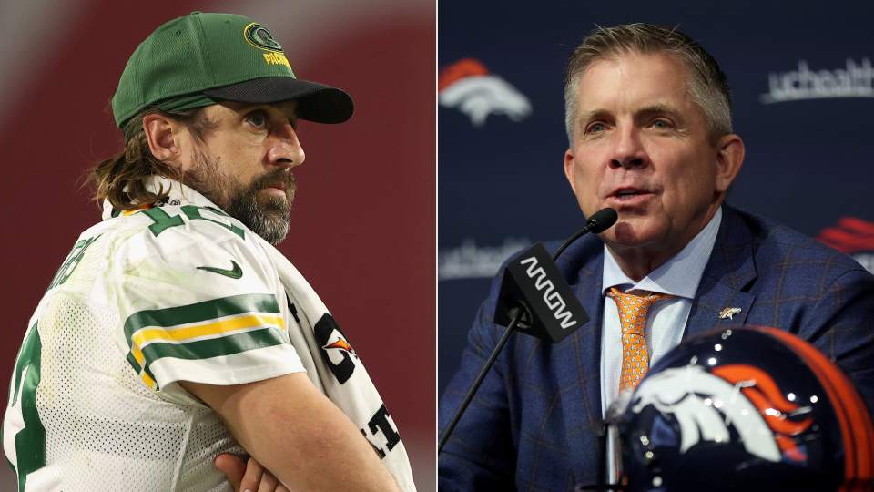 Aaron Rodgers blasts Sean Payton's 'inappropriate' Nathaniel Hackett comments: 'Needs to keep my coach's name out of his mouth'