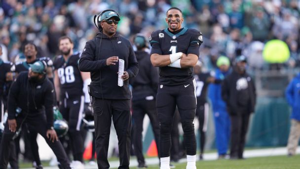 The parallel paths of Jalen Hurts and Eagles OC Brian Johnson: How they've become stars together