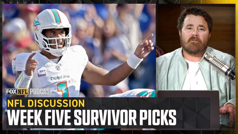 Miami Dolphins &amp; Detroit Lions headline Dave Helman's week five NFL survivor picks | NFL on FOX Pod