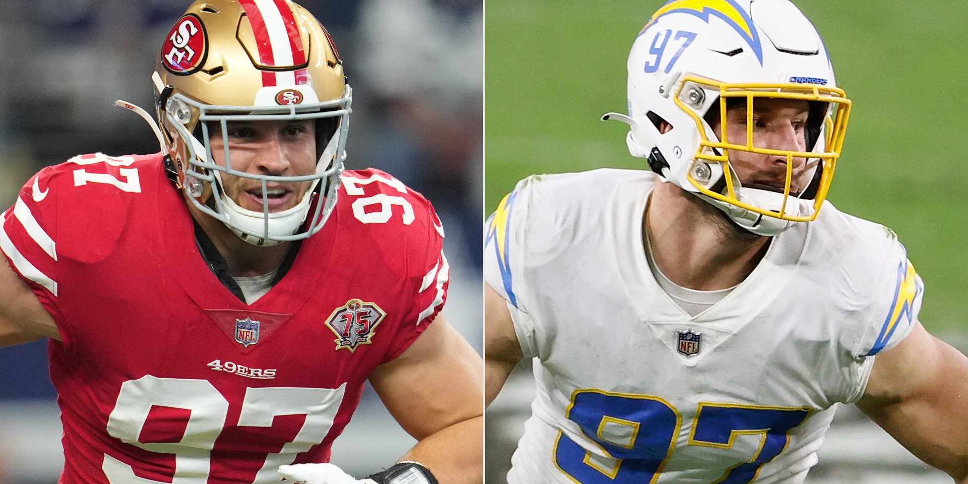 Nick Bosa vs. Joey Bosa contract: Comparing NFL brothers' deals with 49ers, Chargers